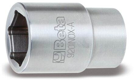 Beta 920INOX-A 10 Zeskant dopsleutels | 1/2" aandrijfvierkant | vervaardigd uit roestvast staal - 009203010 009203010