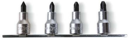 Beta 920PH/SB4 Set van schroevendraaierdoppen of socket drivers voor Phillips® kruiskopschroeven | 1/2" - 009200479 009200479