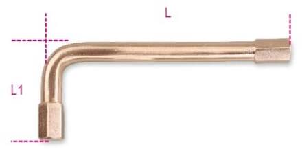 Beta 96BAF-AS 7/64 Vonkvrije haakse stiftsleutels - 000962834 000962834