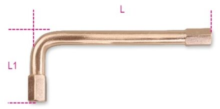 Beta 96BAF-AS 9/16 Vonkvrije haakse stiftsleutels - 000962847 000962847