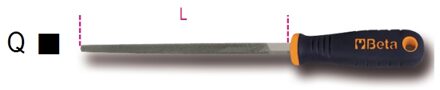 Beta Basterd vijlen, vierkant met handgreep 1719BMD12/Q - 017190325