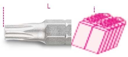 Beta Bits voor Torx® schroeven 861TX/C 20 - 008610480
