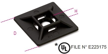 Beta Bmn0902-Bevestigingsvoet Tweewe Uv Best. - BMN0902