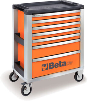 Beta C39/7 Oranje Gereedschapswagen, met zeven laden - 039000001