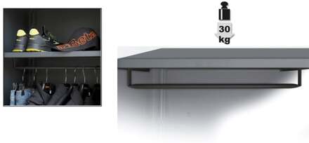 Beta C55 A1/Rb42 Binnenplank | Met kledingrek - 055000463