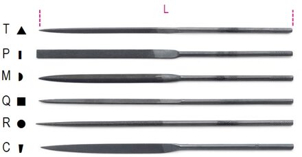 Beta Diamant naaldvijlen 1720D/M - 017200108