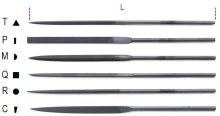 Beta Diamant naaldvijlen 1720D/R - 017200110