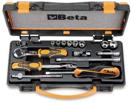 Beta Doppendoos met 10 dopsleutels en 7 toebehoren 900AS/C10 - 009000961