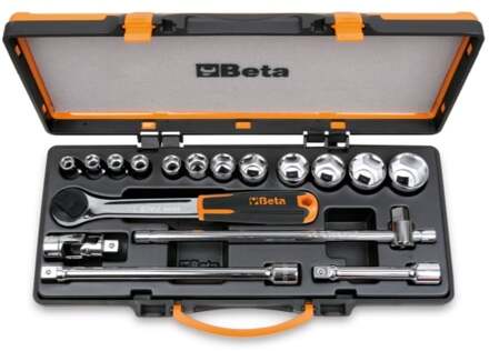 Beta Doppendoos met 12 dopsleutels en 5 toebehoren 920A/C12X - 009200933