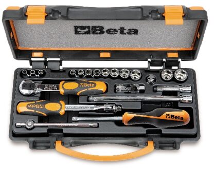 Beta Doppendoos met 13 zeskant dopsleutels en 8 toebehoren 900/C13-8 - 009000954