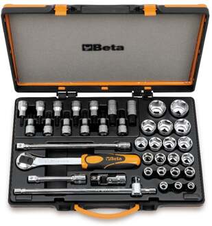 Beta Doppendoos met 20 dopsleutels, 13 schroevendraaierdoppen en 5 toebehoren 920A/C33 - 009200985
