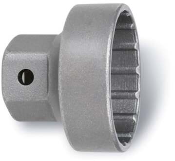 Beta dopsleutel 3793/2 shimano trapas 16-punts 24 mm zilver