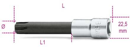 Beta Dopsleutel met speciaal profiel 920ES 12L - 009200592