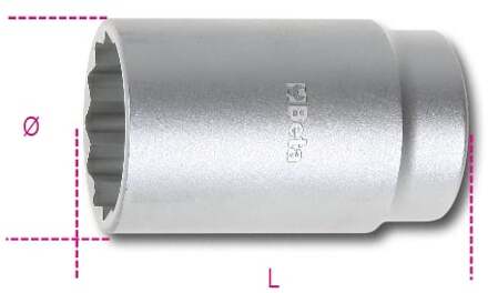 Beta Dopsleutel voor naafmoeren 969B 34 - 009690134