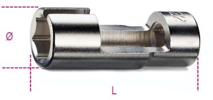 Beta Dopsleutels voor lambda sondes 1/2” aansluiting 960SL110 - 009600110