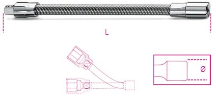 Beta Flexibel verlengstuk 900FL 150 - 009000828