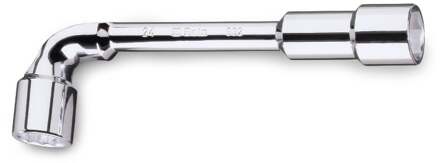 Beta Gebogen pijpsleutels, twaalfkant en zeskant hoogglanzend verchroomd 932 32X32 - 009320032