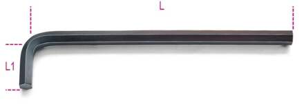 Beta Haakse inbussleutels, lange uitvoering gebruneerd 96L 3,5 - 000960835