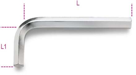 Beta Haakse inbussleutels, verchroomd 96 3,5 - 000960035