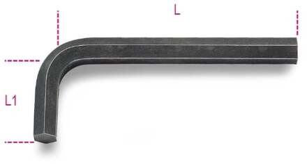 Beta Haakse stiftsleutels gebruneerd 96N 3 - 000960430