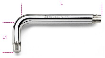 Beta Haakse stiftsleutels met XZN® profiel 98XZN 5 - 000980005