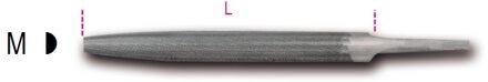 Beta Halfronde basterd vijlen, zonder handgreep 1718D10/M - 017180147