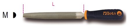 Beta Halfzoeten vijlen, halfrond met handgreep 1719BMD12/M - 017190328