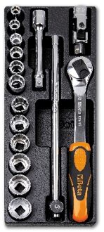 Beta Harde voorgevormde inzetbakken met assortiment gereedschap T102 - 024240102