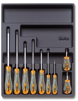 Beta Harde voorgevormde inzetbakken met assortiment gereedschap T161 - 024240161