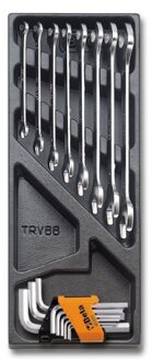 Beta Harde voorgevormde inzetbakken met assortiment gereedschap T33 - 024240033