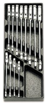 Beta Harde voorgevormde inzetbakken met assortiment gereedschap T46 - 024240046