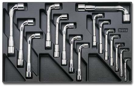 Beta Harde voorgevormde inzetbakken met assortiment gereedschap T75 - 024240075