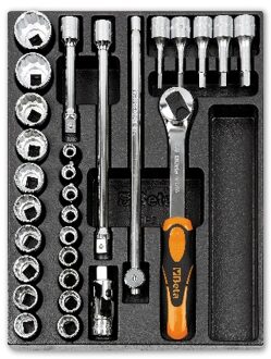 Beta Harde voorgevormde inzetbakken met assortiment gereedschap T81 - 024240081