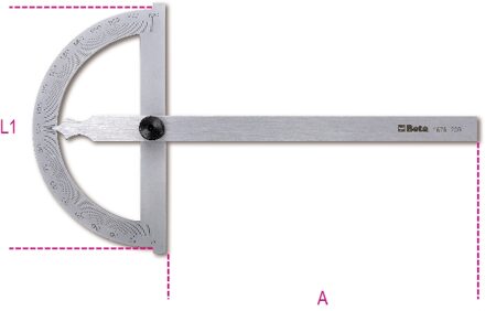 Beta Hoekmeters vervaardigd uit roestvast staal 1676 150 - 016760015