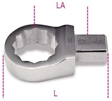 Beta Insteek ringsleutels voor momentsleutels, rechthoekige aansluiting 653 9X12-12 - 006530012