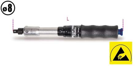 Beta Klik momentsleutels voor links en rechtsom vastdraaien aanhaal nauwkeurigheid: ± 6% 604B/5 - 006040015