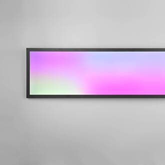 Beta LED plafondlamp, lengte 119 cm, zwart, RGBW, CCT zwart mat