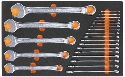 Beta M01 Zachte foam inlegbak met ringsteeksleutels - 024500001 - 024500001