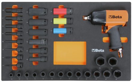 Beta M118 Zachte Inlegbak Met 33 Gereedschap - 024500118