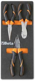 Beta M136 Zachte foam inlegbak met BM tangen en kniptangen - 024500136 024500136