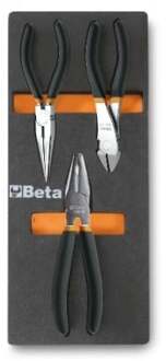 Beta M137 Zachte foam inlegbak met tangen en kniptangen - 024500137 024500137