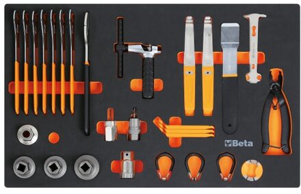 Beta M400-Zachte Inlegbak Met 29 Gereedschap - 024500400