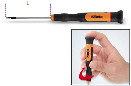 Beta Micro-schroevendraaiers voor Torx® schroeven 1257TX 20 - 012570082