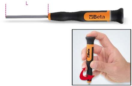 Beta Micro-schroevendraaiers voor zeskant schroeven 1257BE 4,0 - 012570086