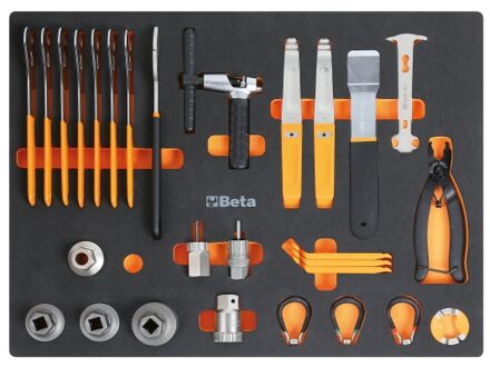 Beta Mm400-Zachte Inlegbak Met 29 Gereedschap - 024580400