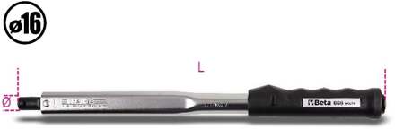 Beta Moment schroevendraaiers met klikmechanisme,zonder schaalverdeling voor het rechts en linksom vastzetten.Torsie nauwkeurigheid van: ±4% (te