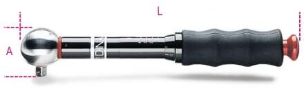 Beta Momentsleutel met slipmechanisme voor rechtsom vastdraaien. Torsie nauwkeurigheid: ±6% 603/5 - 006030005