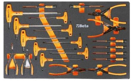 Beta MV62 Soepele voorgevormde kunststof inzetbakken M62 leeg - 024510875 024510875