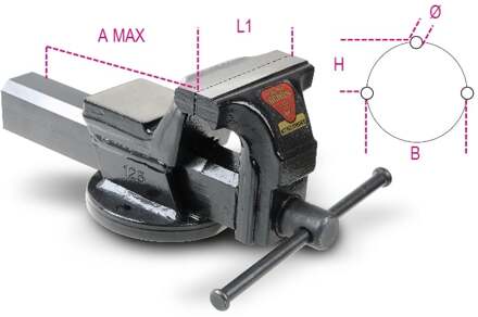 Beta Parallel bankschroeven 1599F 100 - 015990100