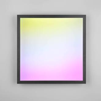 Beta plafondlamp, lengte 44 cm, zwart, RGBW, CTT zwart mat